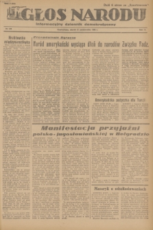 Głos Narodu : informacyjny dziennik demokratyczny. R.2, 1946, nr 248