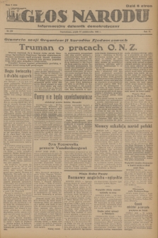 Głos Narodu : informacyjny dziennik demokratyczny. R.2, 1946, nr 251