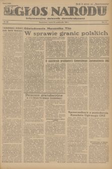 Głos Narodu : informacyjny dziennik demokratyczny. R.2, 1946, nr 254