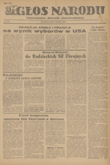 Głos Narodu : informacyjny dziennik demokratyczny. R.2, 1946, nr 263