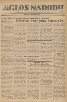 Głos Narodu : informacyjny dziennik demokratyczny. R.2, 1946, nr 266