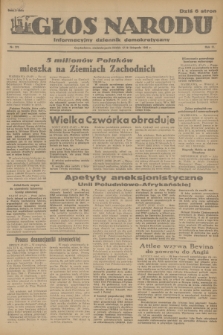 Głos Narodu : informacyjny dziennik demokratyczny. R.2, 1946, nr 270