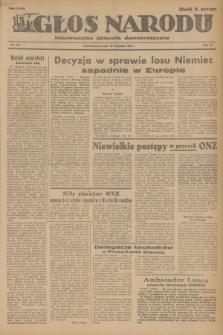 Głos Narodu : informacyjny dziennik demokratyczny. R.2, 1946, nr 272