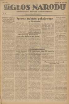 Głos Narodu : informacyjny dziennik demokratyczny. R.2, 1946, nr 275