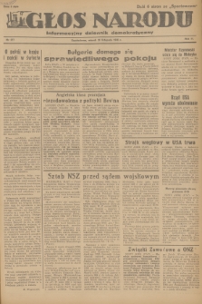 Głos Narodu : informacyjny dziennik demokratyczny. R.2, 1946, nr 277