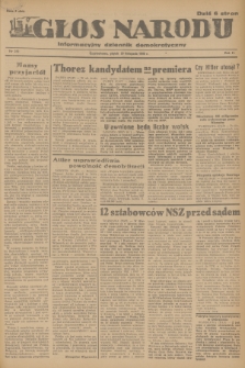 Głos Narodu : informacyjny dziennik demokratyczny. R.2, 1946, nr 280
