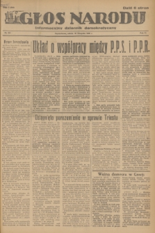 Głos Narodu : informacyjny dziennik demokratyczny. R.2, 1946, nr 281
