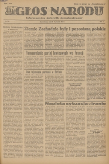 Głos Narodu : informacyjny dziennik demokratyczny. R.2, 1946, nr 283