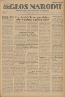 Głos Narodu : informacyjny dziennik demokratyczny. R.2, 1946, nr 284