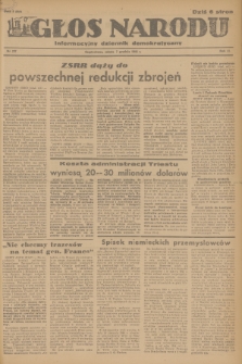 Głos Narodu : informacyjny dziennik demokratyczny. R.2, 1946, nr 287