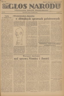 Głos Narodu : informacyjny dziennik demokratyczny. R.2, 1946, nr 289