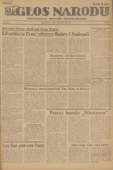 Głos Narodu : informacyjny dziennik demokratyczny. R.2, 1946, nr 293