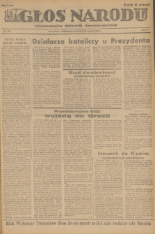 Głos Narodu : informacyjny dziennik demokratyczny. R.2, 1946, nr 300