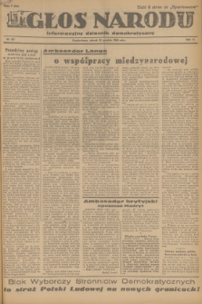 Głos Narodu : informacyjny dziennik demokratyczny. R.2, 1946, nr 301
