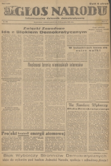 Głos Narodu : informacyjny dziennik demokratyczny. R.2, 1946, nr 304