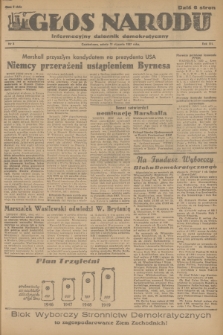 Głos Narodu : informacyjny dziennik demokratyczny. R.3, 1947, nr 8