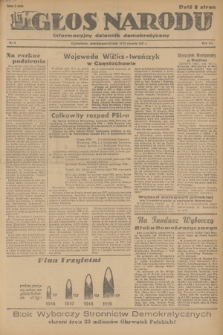 Głos Narodu : informacyjny dziennik demokratyczny. R.3, 1947, nr 9