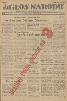 Głos Narodu : informacyjny dziennik demokratyczny. R.3, 1947, nr 11