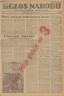 Głos Narodu : informacyjny dziennik demokratyczny. R.3, 1947, nr 14