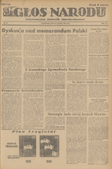 Głos Narodu : informacyjny dziennik demokratyczny. R.3, 1947, nr 26