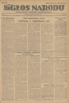 Głos Narodu : informacyjny dziennik demokratyczny. R.3, 1947, nr 35