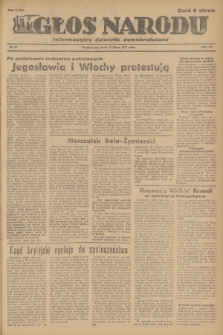 Głos Narodu : informacyjny dziennik demokratyczny. R.3, 1947, nr 36