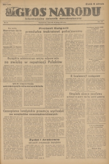 Głos Narodu : informacyjny dziennik demokratyczny. R.3, 1947, nr 37