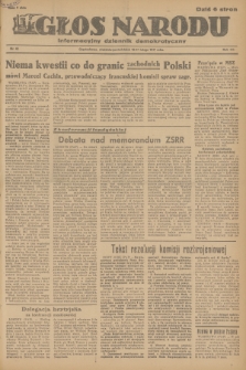 Głos Narodu : informacyjny dziennik demokratyczny. R.3, 1947, nr 40