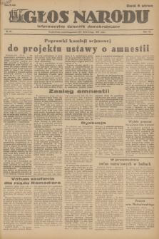 Głos Narodu : informacyjny dziennik demokratyczny. R.3, 1947, nr 46