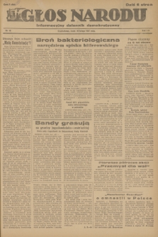 Głos Narodu : informacyjny dziennik demokratyczny. R.3, 1947, nr 48