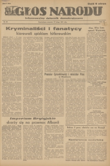 Głos Narodu : informacyjny dziennik demokratyczny. R.3, 1947, nr 49