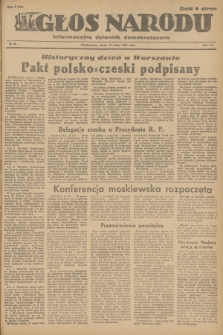 Głos Narodu : informacyjny dziennik demokratyczny. R.3, 1947, nr 60