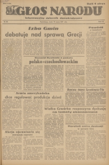 Głos Narodu : informacyjny dziennik demokratyczny. R.3, 1947, nr 66