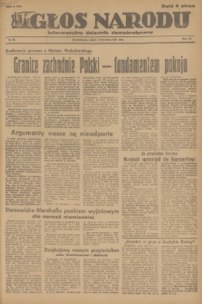 Głos Narodu : informacyjny dziennik demokratyczny. R.3, 1947, nr 86