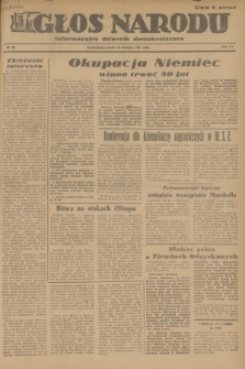 Głos Narodu : informacyjny dziennik demokratyczny. R.3, 1947, nr 89