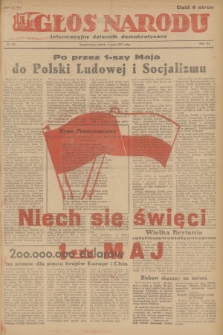 Głos Narodu : informacyjny dziennik demokratyczny. R.3, 1947, nr 103