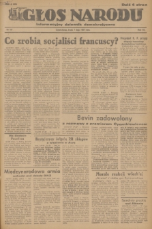 Głos Narodu : informacyjny dziennik demokratyczny. R.3, 1947, nr 107