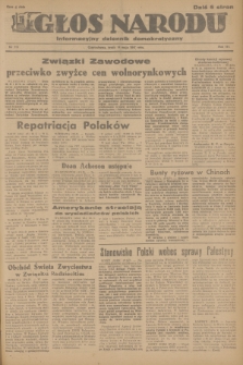 Głos Narodu : informacyjny dziennik demokratyczny. R.3, 1947, nr 113