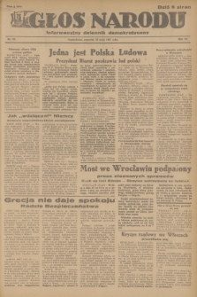 Głos Narodu : informacyjny dziennik demokratyczny. R.3, 1947, nr 119