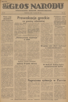 Głos Narodu : informacyjny dziennik demokratyczny. R.3, 1947, nr 134