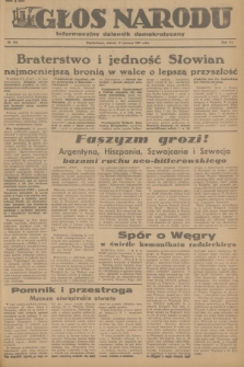 Głos Narodu : informacyjny dziennik demokratyczny. R.3, 1947, nr 139