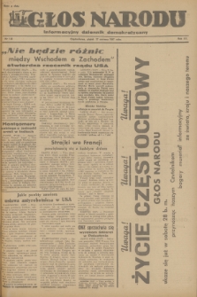 Głos Narodu : informacyjny dziennik demokratyczny. R.3, 1947, nr 148