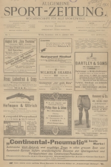 Allgemeine Sport-Zeitung : Wochenschrift für alle Sportzweige. Jg.25, 1904, No. 5