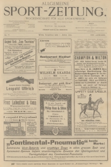 Allgemeine Sport-Zeitung : Wochenschrift für alle Sportzweige. Jg.25, 1904, No. 17