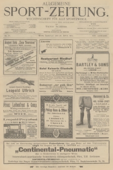 Allgemeine Sport-Zeitung : Wochenschrift für alle Sportzweige. Jg.25, 1904, No. 25