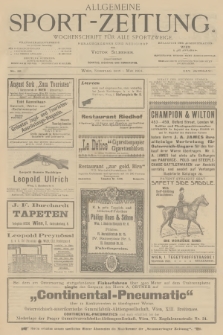 Allgemeine Sport-Zeitung : Wochenschrift für alle Sportzweige. Jg.25, 1904, No. 28