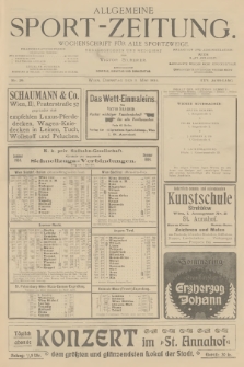 Allgemeine Sport-Zeitung : Wochenschrift für alle Sportzweige. Jg.25, 1904, No. 29