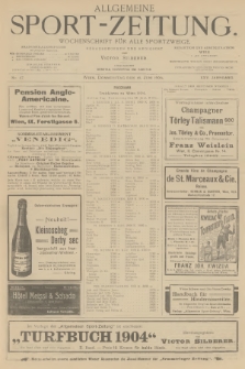 Allgemeine Sport-Zeitung : Wochenschrift für alle Sportzweige. Jg.25, 1904, No. 47