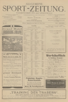 Allgemeine Sport-Zeitung : Wochenschrift für alle Sportzweige. Jg.25, 1904, No. 50