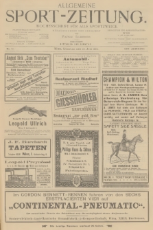 Allgemeine Sport-Zeitung : Wochenschrift für alle Sportzweige. Jg.25, 1904, No. 51